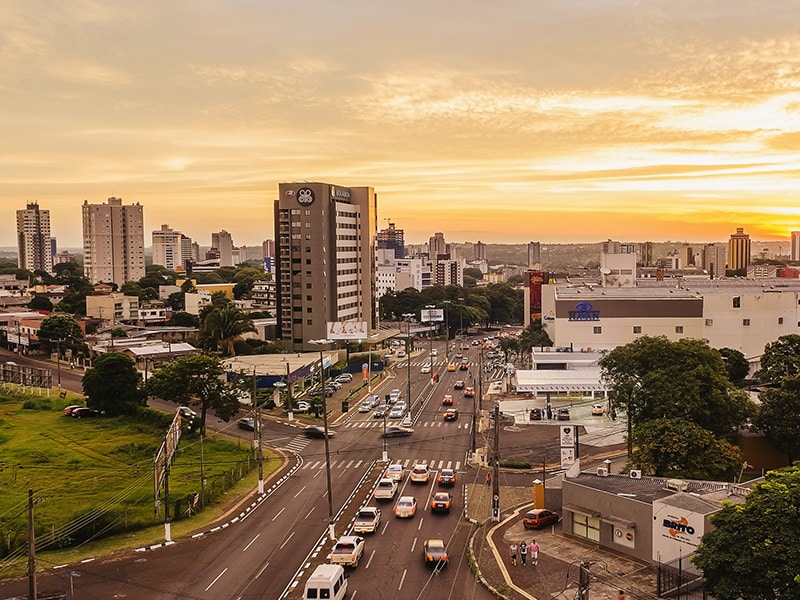 Hotel no centro de Foz do Iguaçu